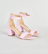 Stay Chic Low-Block Heels